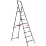 Euroline Stufenstehleiter mit Sicherheitsbrücke 8 Stufen 2257708