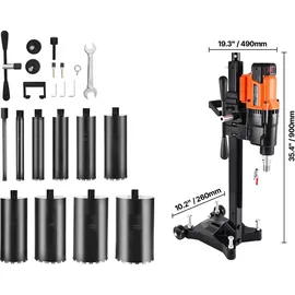 Vevor Diamantkernbohrmaschine 26 cm max. Bohrdurchmesser
