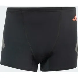 adidas Ripstream Boxer-Badehose Black / Lucid Red S/M