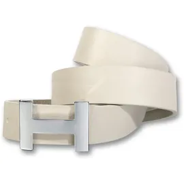 Silbergift Koppelgürtel Leder beige 80