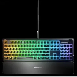 SteelSeries Apex 3 Tastatur Rgb Qwerty - Black