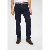 Wrangler Greensboro Jeans mit geradem Bein in Schwarzblau-W33 / L32