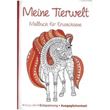 Media Verlag Malbuch für Erwachsene - Meine Tierwelt