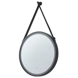 LUCANDE LED-Lichtspiegel Lelin schwarz