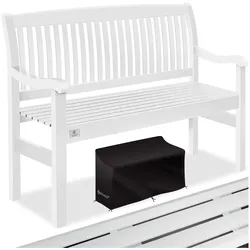 KESSER® Gartenbank Holz Holzbank wetterfest   Parkbank Massivholz   Sitzbank Balkonbank Gartenmöbel Bank für Balkon, Terrasse & Garten
