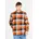 Fleeceshirt Herren Gr XL bunt orange schwarz 100 kariert ohne Ausschnitt Shirts Aus reiner