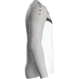 Jako Sweat Iconic Weiß/Soft Grey/Anthra Light S