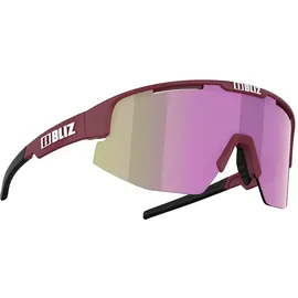 Bliz Matrix Small 70070430 Matt Burgundy/Brown w Rose Multi