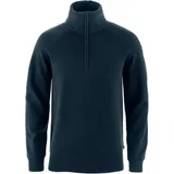 Fjällräven - Övik Lite Half Zip - Wollpullover Gr XXL blau