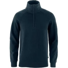 Fjällräven - Övik Lite Half Zip - Wollpullover Gr XXL blau