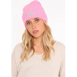 Zwilling Zwillingsherz Kaschmir-Beanie in pink