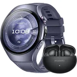 46 mm violettes Kompositarmband + FreeBuds 6i