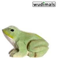 Corvus Wudimals A040815 - Frosch, Frog, handgeschnitzt aus Holz