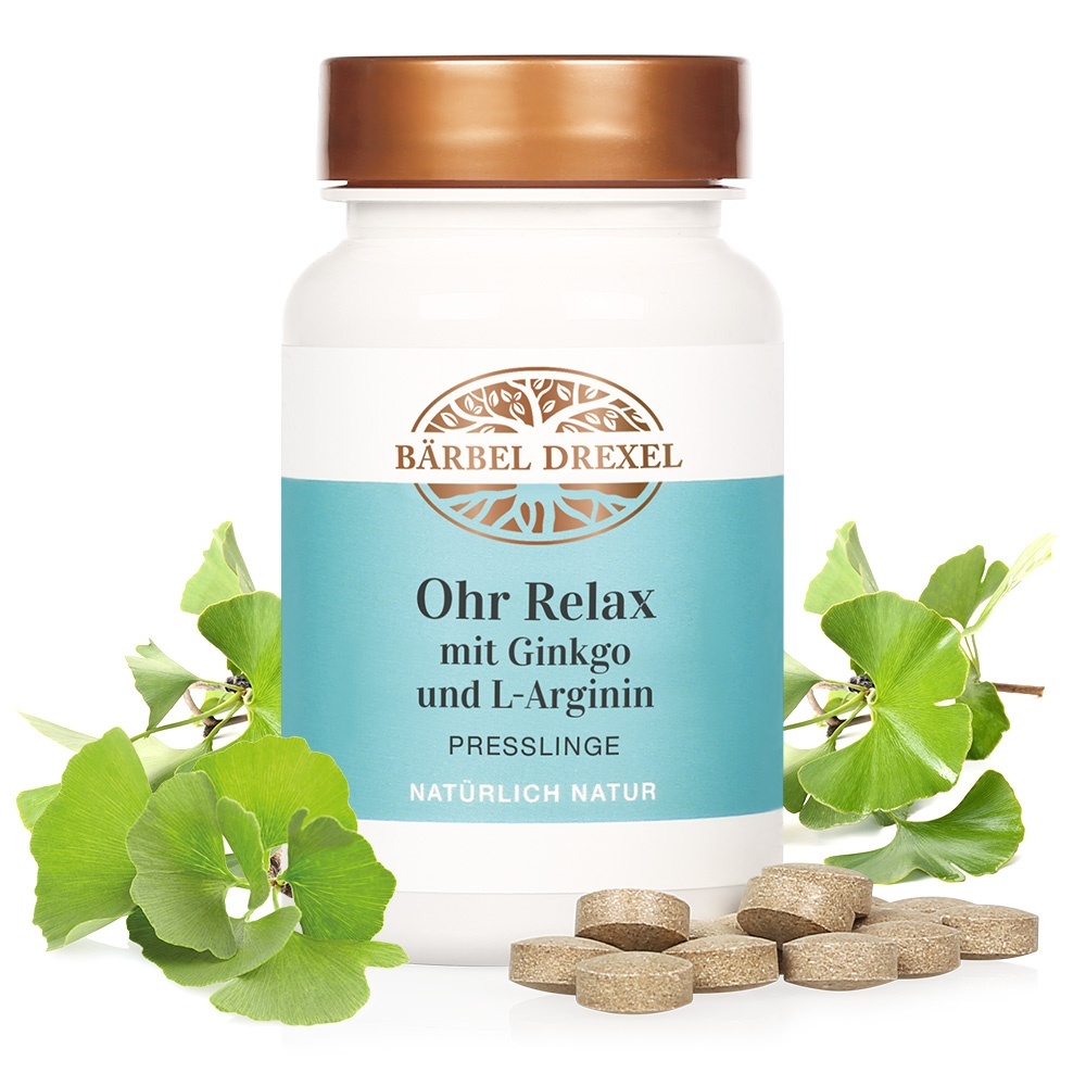 Ohr Relax mit Ginkgo und L-Arginin Presslinge