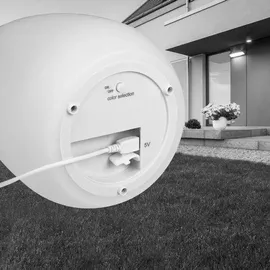 smartwares OOO-50002 LED-Außentischlampe 1W Warmweiß, RGB Weiß