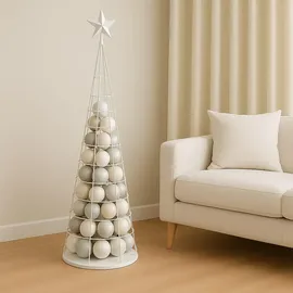 MCW Weihnachtsbaum O91-160 Weiß 160 cm