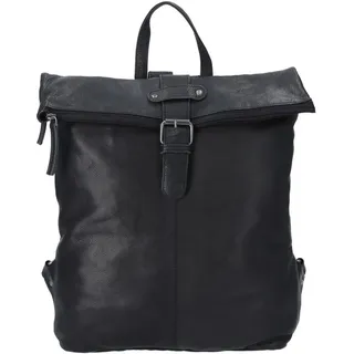 The Skandinavian Brand Freizeitrucksack The Skandinavian Brand Lady Backpack Washed Leather schwarz (1-tlg)