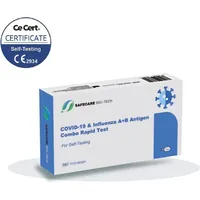 10x Safecare 3in1 COVID-19 & Influenza A+B Antigen Selbsttest | MHD 01/26 | Grippe Corona SARS-CoV-2 Antigentest Schnelltest | 3124