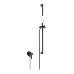 Dornbracht Meta Fertigmontageset 36013660-33 für UP-Brause-Einhandmischer, mit Duschgarnitur, schwarz matt