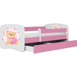 raumhirsch furniture Kinderbett 80 x 180 cm Holzwerkstoff rosa