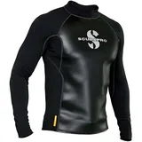 Scubapro Men's Hybrid Thermal Diving Top, Long-Sleeve, Medium, Black