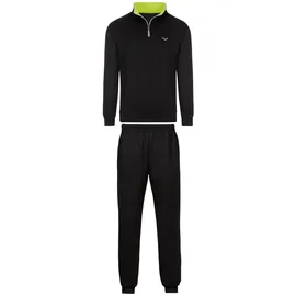 TRIGEMA Freizeitanzug »TRIGEMA Herren Jogginganzug in Sweat-Qualität«, (2 tlg.) Trigema schwarz