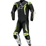 Alpinestars GP Tech V5 Lederkombi - Schwarz/Weiß/Neon-Gelb / 48