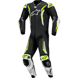 Alpinestars GP Tech V5 Lederkombi - Schwarz/Weiß/Neon-Gelb / 48
