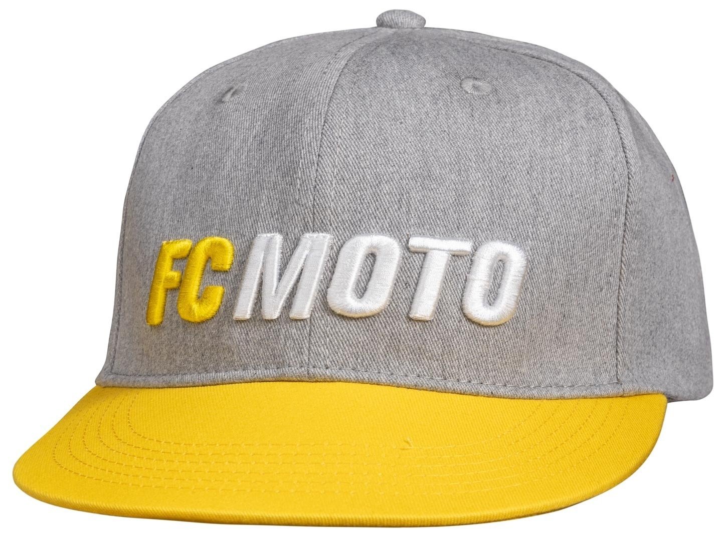 FC-Moto Faster-FC Cap, grijs-geel, Eén maat Voorman