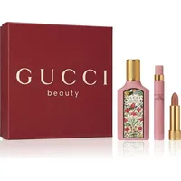 Gucci Flora Gorgeous Gardenia EDP 50 ml + Lippenstift 1 g + EDP MINI 10 ml (woman)