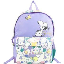 CYPBRANDS Unisex Kinder Snoopy Mochila Juvenil Adaptable A Trolley-1950 Rucksack, dunkelviolett