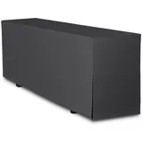 TexDeko Biertischhusse Premium für Bierzeltgarnitur 220 x 50cm Blickdicht waschbar (Anthrazit)