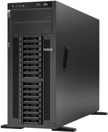 Lenovo ThinkSystem ST550 7X10 - Server - Tower - 4U - zweiweg - 1 x Xeon Silver 4208 / 2.1 GHz