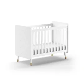 58 aufm Kessel Kamillah Babybett 124x68x96 Weiß