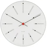 Arne Jacobsen Clocks Bankers Wanduhr 29 cm Ø 29 cm weiß