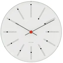 Arne Jacobsen Clocks Bankers Wanduhr 29 cm Ø 29 cm weiß