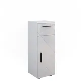 Vicco Midischrank Irma Weiß Hochglanz 30 x 81 cm