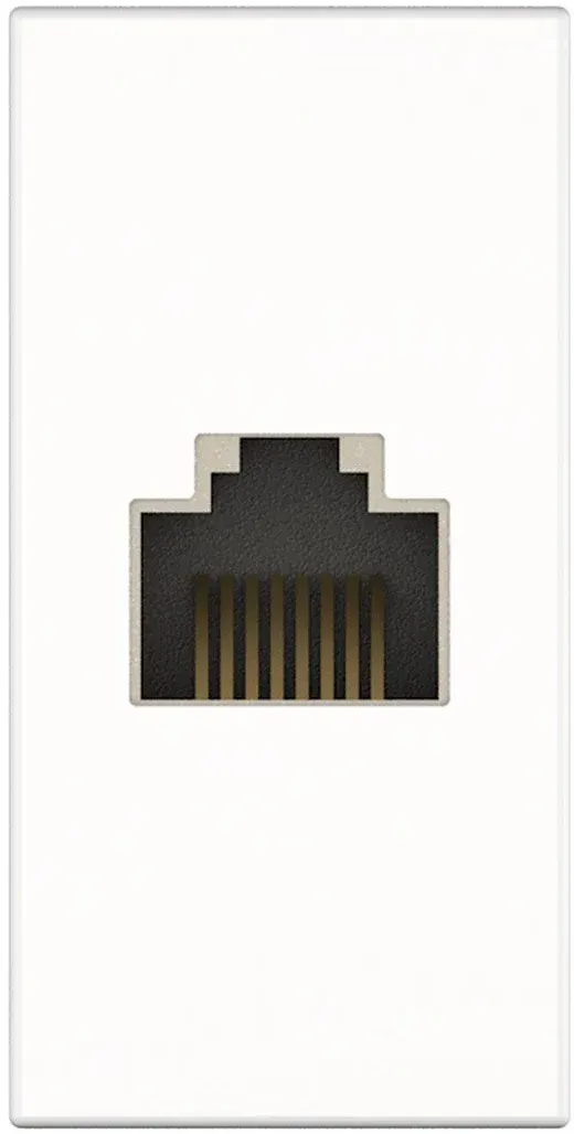 Kindermann Konnect flex 45 click Cat-6 (RJ45) - Halbblende