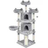 Kratzbaum XXL 174 cm deckenhoch Katzenkratzbaum stabiler Katzenbaum Kletterbaum