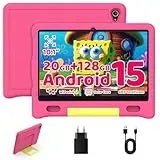 Laptok Tablet für Kinder, 25,4 cm (10 Zoll), Octa Core mit 16 GB RAM, 128 GB ROM, 1 TB TF, Android, Wi-Fi 6/BT 5.3, Widevine L1, 5000 mAh, Kindersicherung
