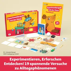 Franzis 67232 - Die Maus Experimentierspaß mit der Maus. Mehr als 20 Versuche! Für Kinder ab 7 Jahren