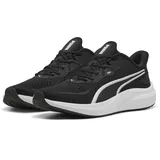 Puma Skyrocket Lite 2 Straßen-Laufschuh, Schwarz Weiß Silber, 46