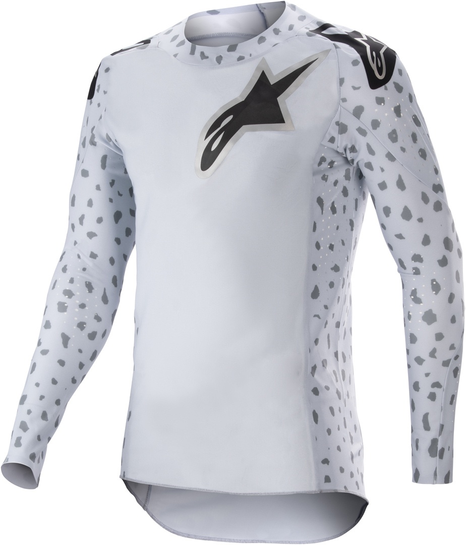 Alpinestars Supertech North Motocross Jersey, grau, Größe XL für Männer