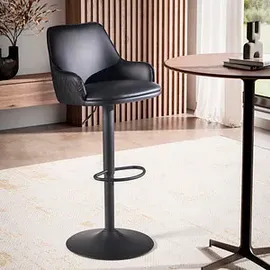 Wohnling Barhocker WL7.009 schwarz Kunstleder, 1 St.