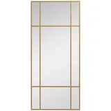 Homcom Wandspiegel 110 x 50 cm Gold
