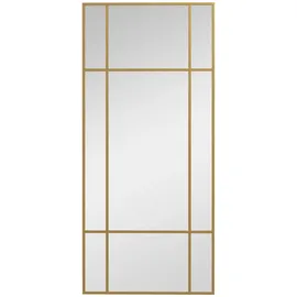 Homcom Wandspiegel 110 x 50 cm Gold