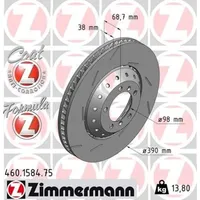 ZIMMERMANN Bremsscheibe FORMULA Z 460.1584.75