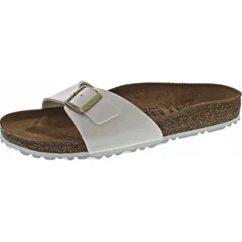 Birkenstock Madrid Birko-Flor Lack schmal patent white 41