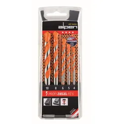 Alpen Bohrer-Kassette Profi Ziegel Stein PZ 5 Ø 4,5,6,8,10 mm 200705100