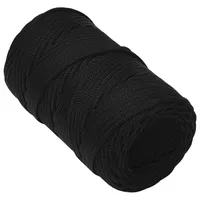 VidaXL Arbeitsseil Schwarz 50 m